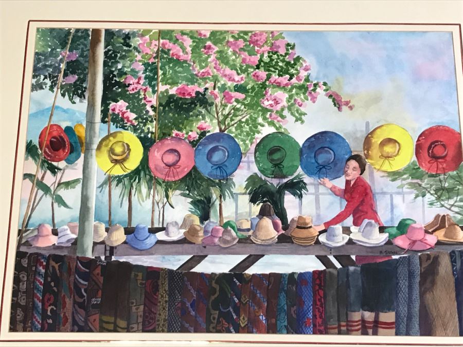 Pair Of Original Watercolors By Barbara L Siegal Framed [Photo 8]