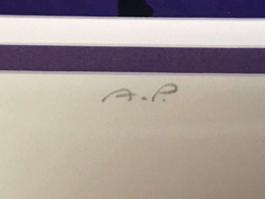 Artist Proof Framed Photograph By John T. Ravize Titled 'Winter's Whisper, Lake Tahoe' [Photo 8]