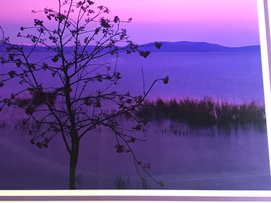 Artist Proof Framed Photograph By John T. Ravize Titled 'Winter's Whisper, Lake Tahoe' [Photo 5]