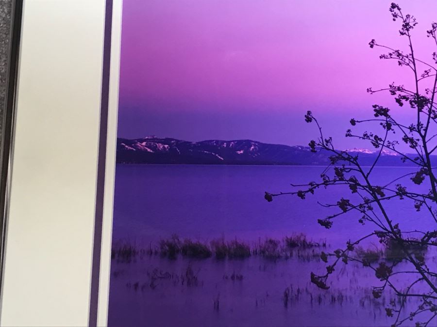 Artist Proof Framed Photograph By John T. Ravize Titled 'Winter's Whisper, Lake Tahoe' [Photo 4]