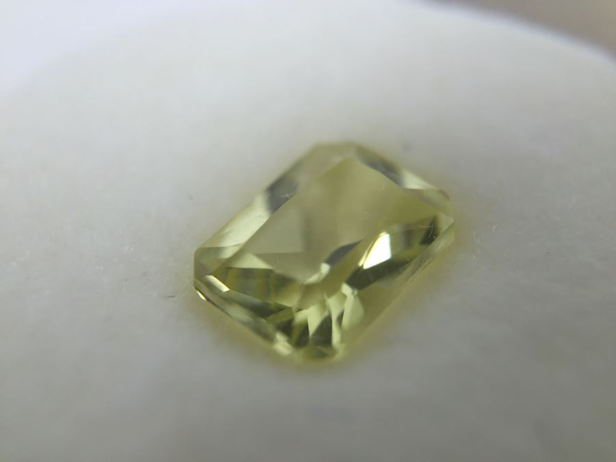 Sterling Silver Radiant Quartz Earrings And 8X6 Radiant Cut Quartz Gemstone [Photo 6]