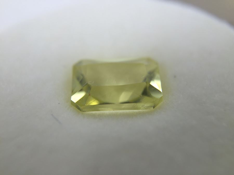 Sterling Silver Radiant Quartz Earrings And 8X6 Radiant Cut Quartz Gemstone [Photo 7]