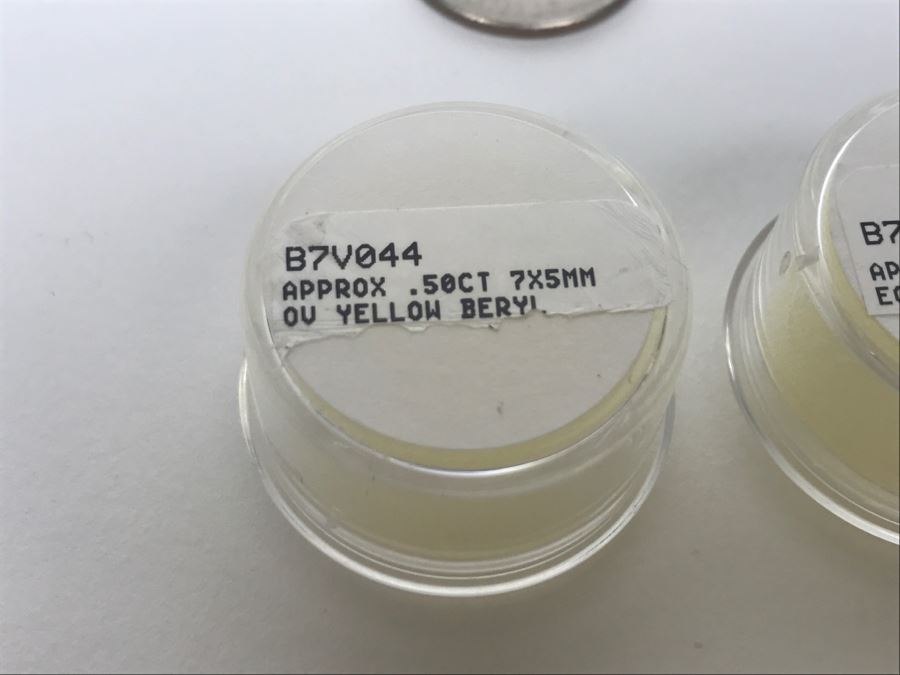 Pair Of Yellow Beryl Gemstones [Photo 7]