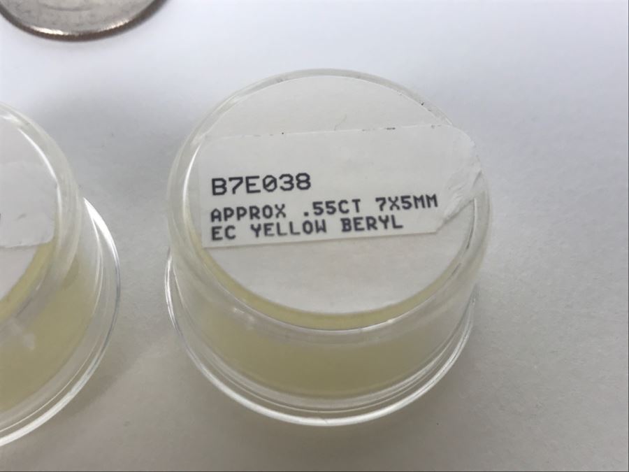 Pair Of Yellow Beryl Gemstones [Photo 8]