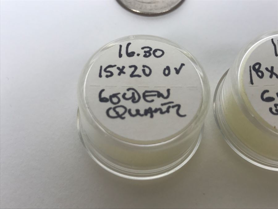 Pair Of Golden Quartz Gemstones [Photo 8]