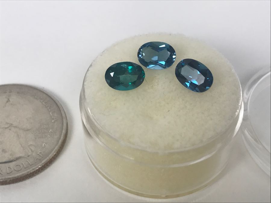 London Blue Topaz Gemstones 7X5 2.75Ct [Photo 5]