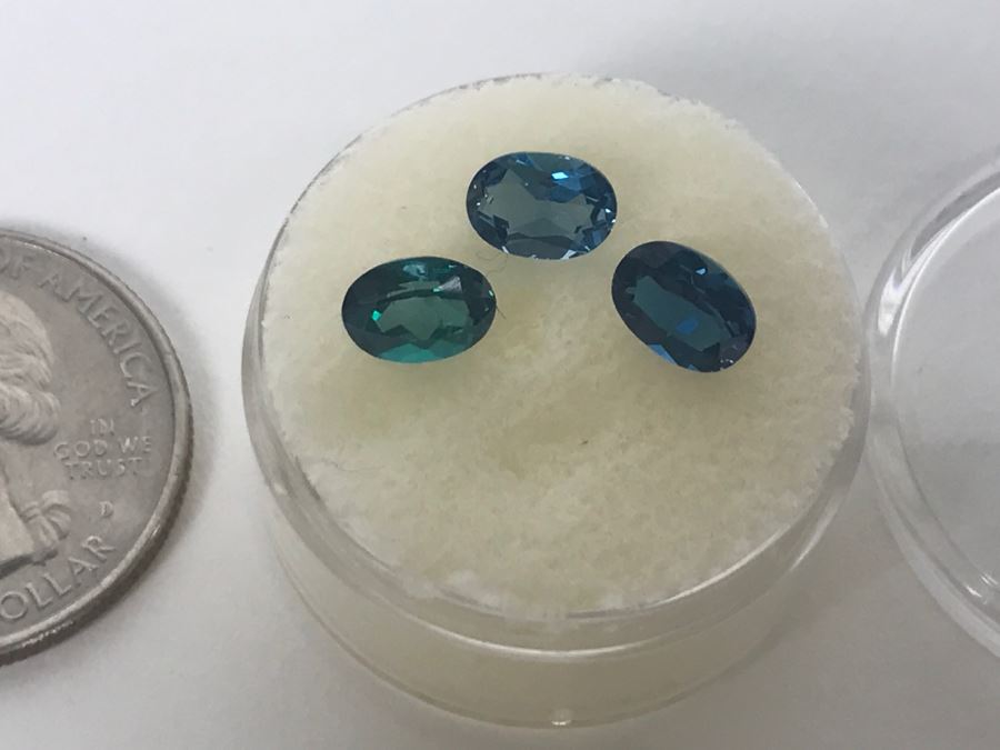 London Blue Topaz Gemstones 7X5 2.75Ct [Photo 6]