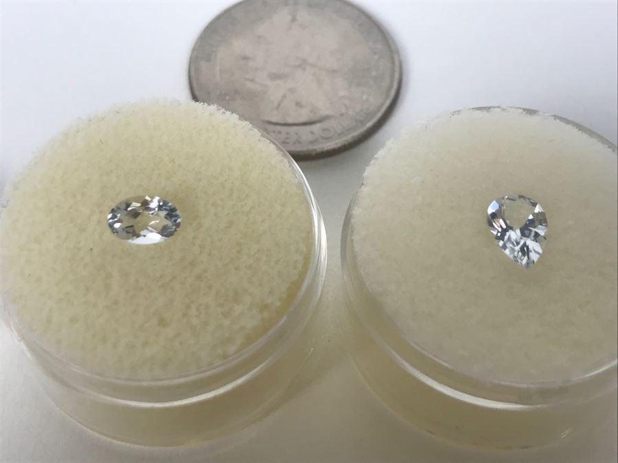 Pair Of Aquamarine Gemstones [Photo 1]