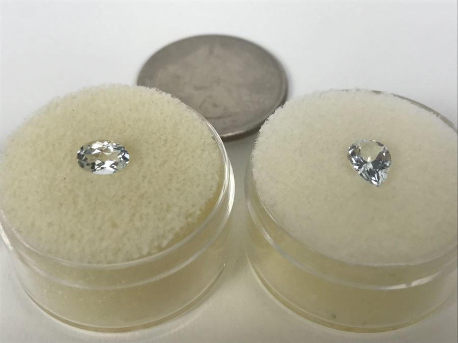 Pair Of Aquamarine Gemstones [Photo 4]