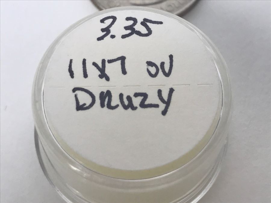 Oval Druzy Quartz Gemstone 11X7 [Photo 2]