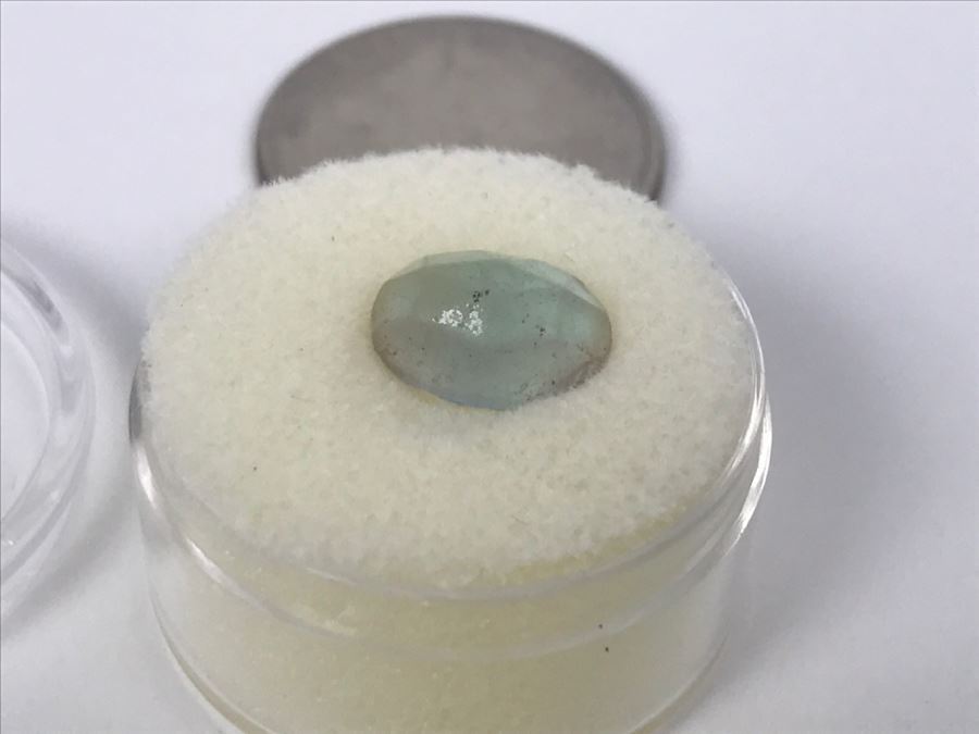 Oval Druzy Quartz Gemstone 11X7 [Photo 3]