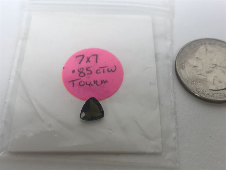 Tourmaline Gemstone 7X7 .85CTW Retails For $180 [Photo 3]