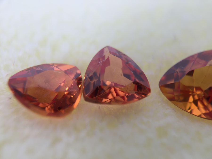 Assorted Garnets And Lab Created Parabella Gemstones [Photo 2]