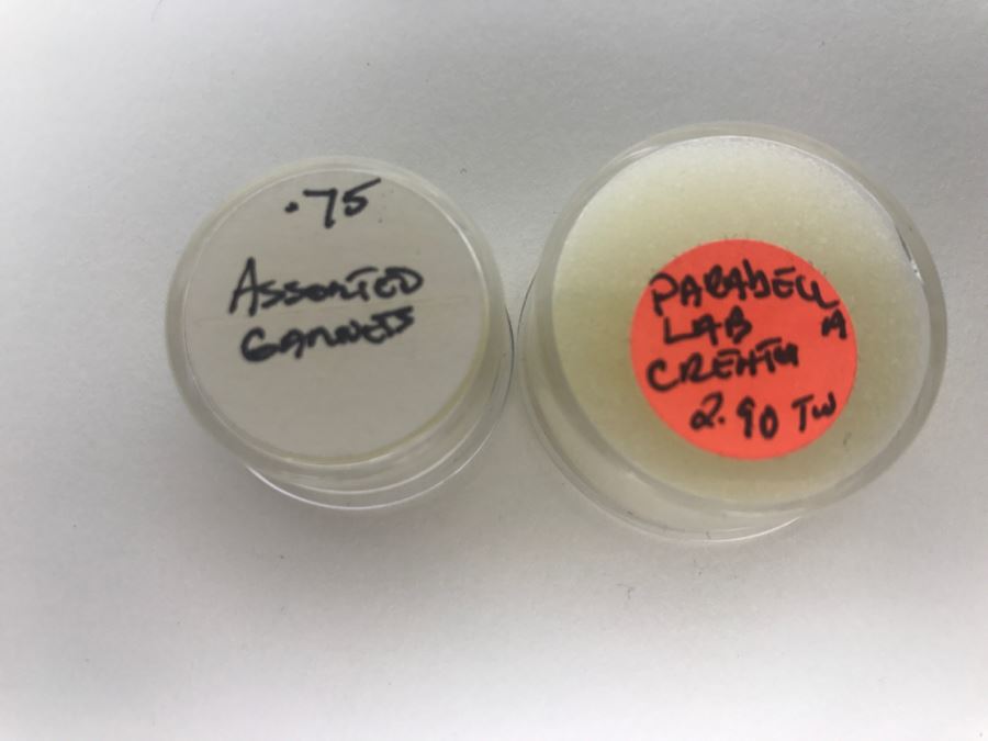 Assorted Garnets And Lab Created Parabella Gemstones [Photo 6]