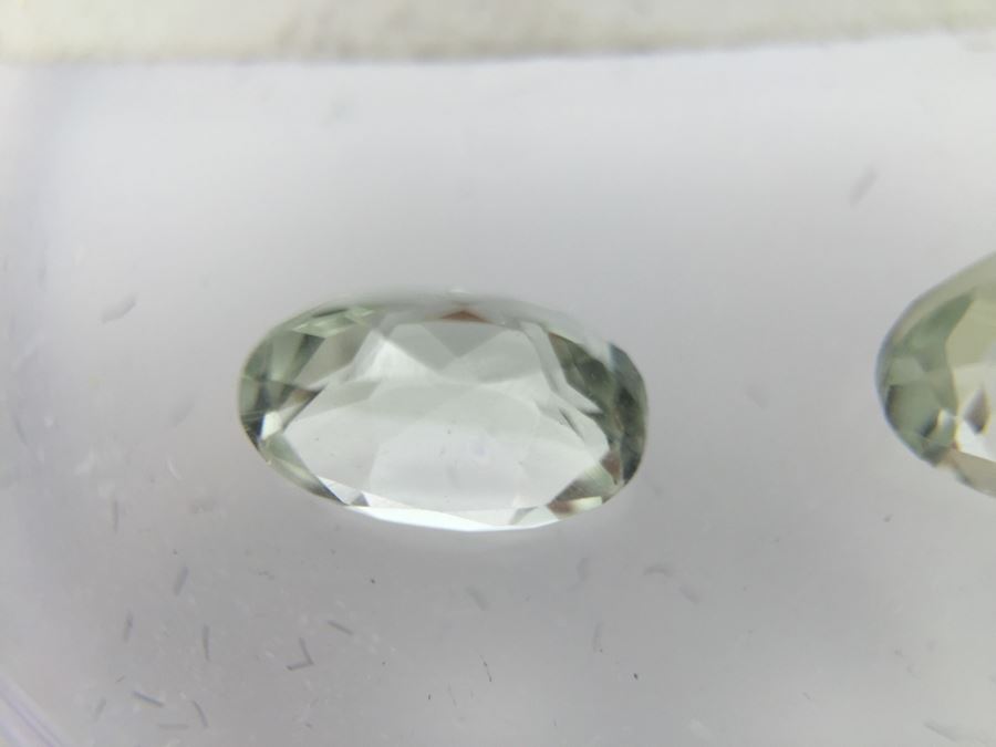Oval Prasiolites And Radiant Cut Quartz Gemstones [Photo 11]