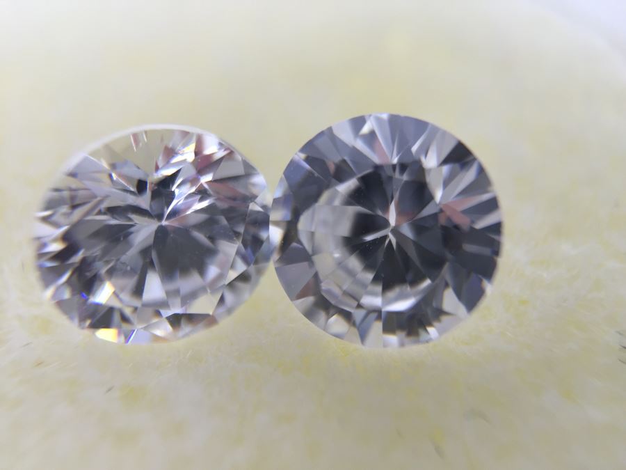 Tanzine, White Yags And Oval Pink Beryl Gemstones [Photo 18]