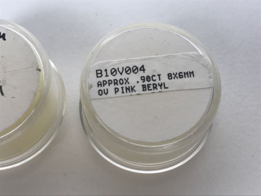 Tanzine, White Yags And Oval Pink Beryl Gemstones [Photo 13]