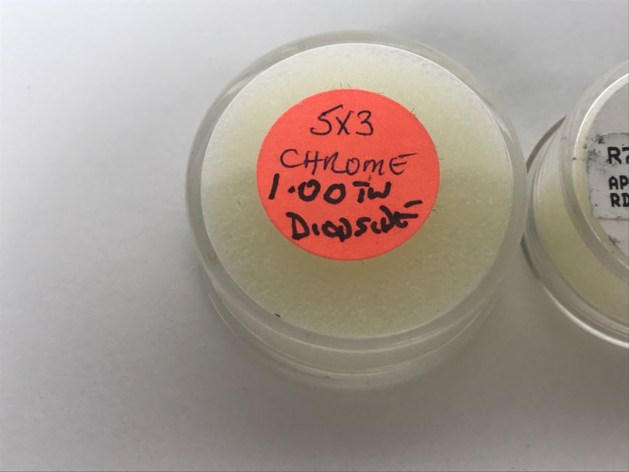 Chrome Diopside Gemstones 5X3 1TW And Round Red Rhodocrosite 3.5Ct 10MM [Photo 6]