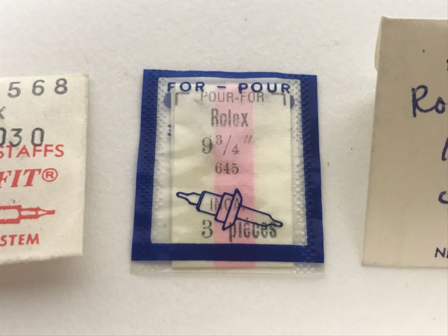 ROLEX Watch Parts Staffs And Stems  [Photo 8]