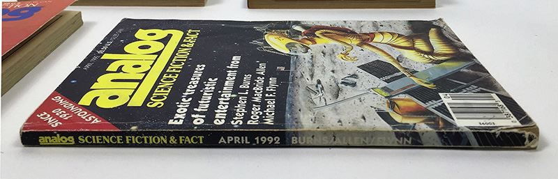 Analog Science Fiction and Fact Magazine - Multiple Signatures: G. Harry Stine, Harry Turtledove, Stanley Schmidt, Michael F. Flynn & Roger MacBride Allen [Photo 26]