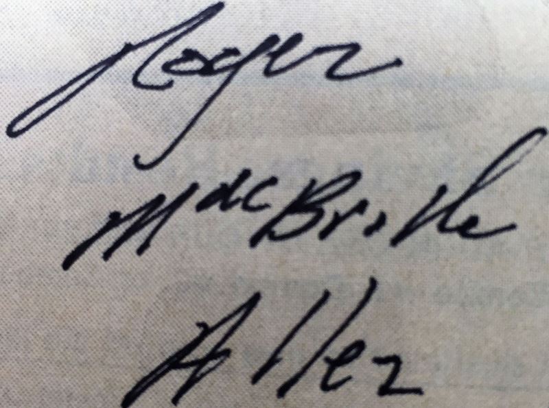 Analog Science Fiction and Fact Magazine - Multiple Signatures: G. Harry Stine, Harry Turtledove, Stanley Schmidt, Michael F. Flynn & Roger MacBride Allen [Photo 33]