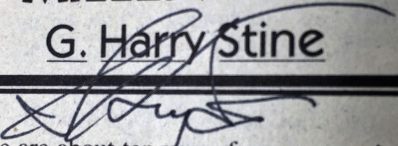Analog Science Fiction and Fact Magazine - Multiple Signatures: G. Harry Stine, Harry Turtledove, Stanley Schmidt, Michael F. Flynn & Roger MacBride Allen [Photo 25]