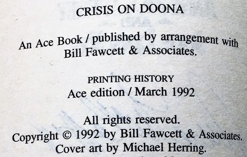 Anne McCaffrey Collection: Crisis on Doona, Sassinak, Generation Warriors, Dragonharper & Dragonfire (Pern/Crossroads Adventure) - Signed by Anne McCaffrey, Jody Lynn Nye & Elizabeth Moon [Photo 12]