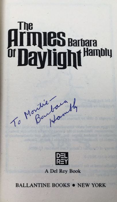 Barbara Hambly Collection: Dragonsbane, Time of the Dark, etc. - Signed by Barbara Hambly [Photo 25]