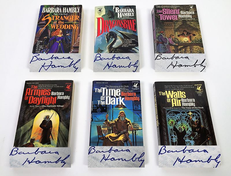 Barbara Hambly Collection: Dragonsbane, Time of the Dark, etc. - Signed by Barbara Hambly [Photo 1]