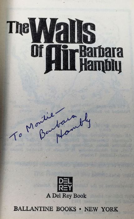 Barbara Hambly Collection: Dragonsbane, Time of the Dark, etc. - Signed by Barbara Hambly [Photo 35]