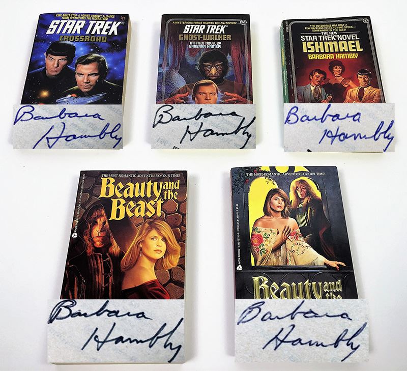Barbara Hambly Collection: Star Trek & Beauty and the Beast - Signed by Barbara Hambly [Photo 1]