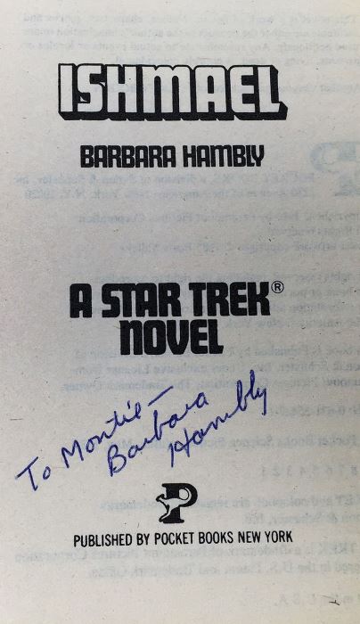 Barbara Hambly Collection: Star Trek & Beauty and the Beast - Signed by Barbara Hambly [Photo 19]