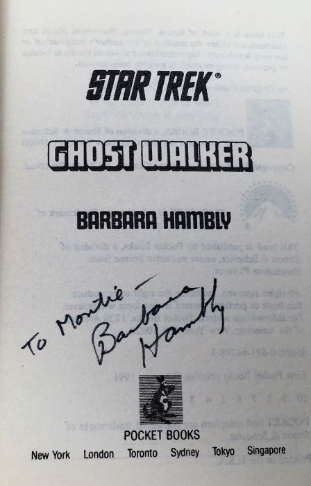 Barbara Hambly Collection: Star Trek & Beauty and the Beast - Signed by Barbara Hambly [Photo 14]