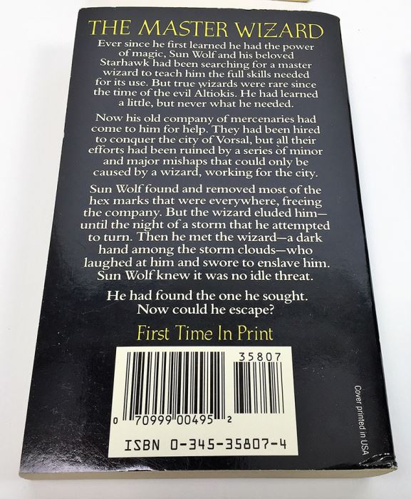 Barbara Hambly Collection: Sun Cross, Witches of Wenshar, etc. - Signed by Barbara Hambly [Photo 24]