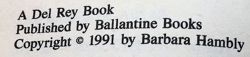 Barbara Hambly Collection: Sun Cross, Witches of Wenshar, etc. - Signed by Barbara Hambly [Photo 12]