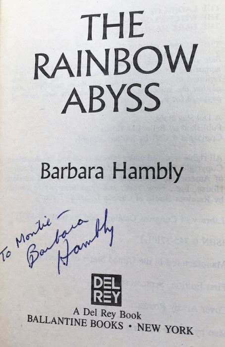 Barbara Hambly Collection: Sun Cross, Witches of Wenshar, etc. - Signed by Barbara Hambly [Photo 10]