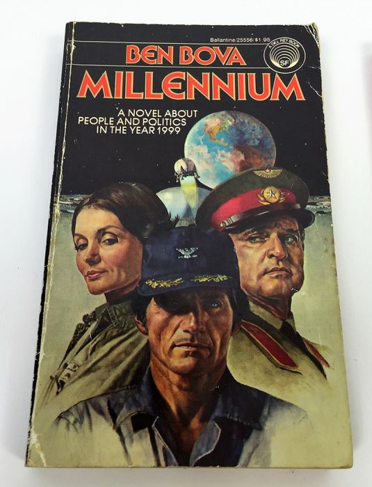 Ben Bova Collection: Millenium, The Dueling Machine, The Multiple Man & As On A Darkling Plain (x2) - Signed by Ben Bova [Photo 2]