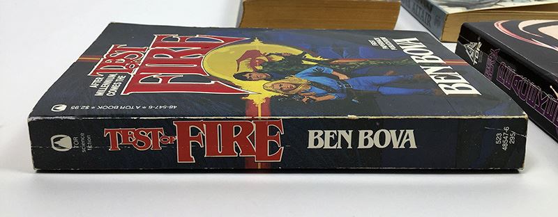 Ben Bova Collection: The Exiles Trilogy, The Winds of Altair, Test of Fire & Peacekeepers - Signed by Ben Bova [Photo 16]