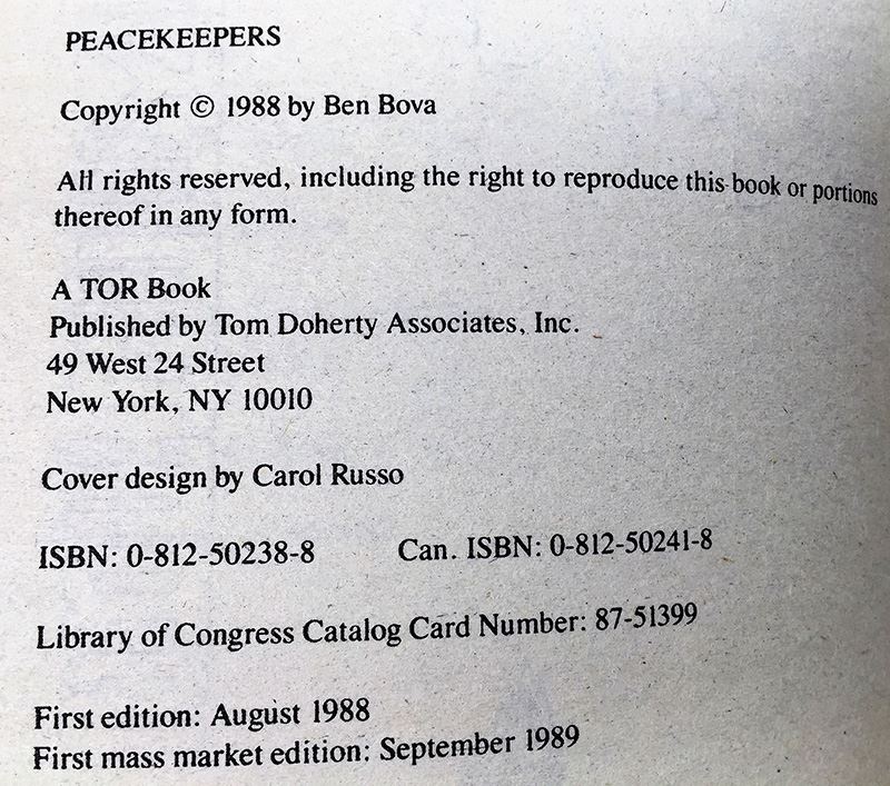 Ben Bova Collection: The Exiles Trilogy, The Winds of Altair, Test of Fire & Peacekeepers - Signed by Ben Bova [Photo 25]