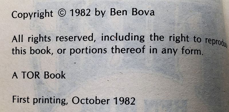 Ben Bova Collection: The Exiles Trilogy, The Winds of Altair, Test of Fire & Peacekeepers - Signed by Ben Bova [Photo 20]