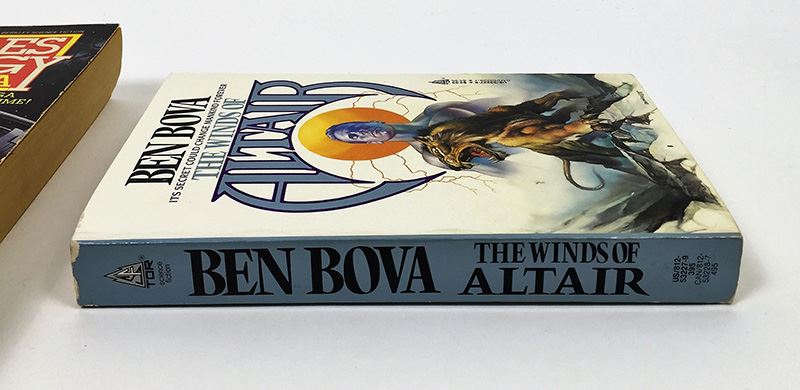 Ben Bova Collection: The Exiles Trilogy, The Winds of Altair, Test of Fire & Peacekeepers - Signed by Ben Bova [Photo 11]