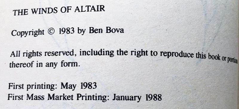 Ben Bova Collection: The Exiles Trilogy, The Winds of Altair, Test of Fire & Peacekeepers - Signed by Ben Bova [Photo 15]