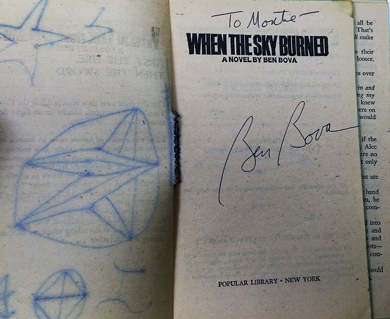 Ben Bova Collection: Voyagers, Kinsman, Star Watchman, Escape Plus, Battle Station & When the Sky Burned - Signed by Ben Bova [Photo 36]