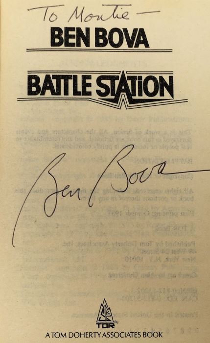 Ben Bova Collection: Voyagers, Kinsman, Star Watchman, Escape Plus, Battle Station & When the Sky Burned - Signed by Ben Bova [Photo 30]