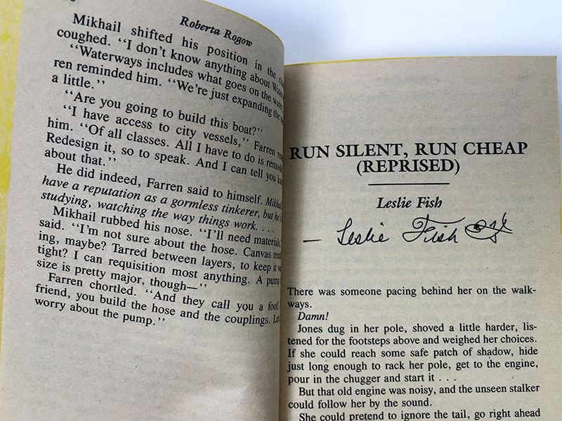 C.J. Cherryh Collection: Merovingen Nights #2,4,5,6,7 - Signed by: C.J. Cherryh, Mercedes Lackey, Leslie Fish & Roberta Rogow [Photo 29]