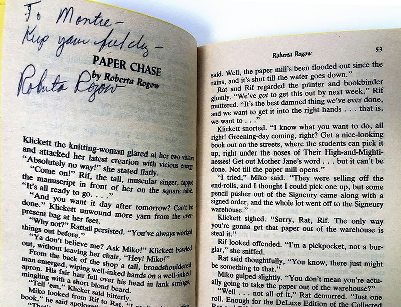 C.J. Cherryh Collection: Merovingen Nights #2,4,5,6,7 - Signed by: C.J. Cherryh, Mercedes Lackey, Leslie Fish & Roberta Rogow [Photo 18]