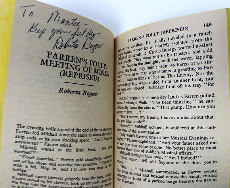 C.J. Cherryh Collection: Merovingen Nights #2,4,5,6,7 - Signed by: C.J. Cherryh, Mercedes Lackey, Leslie Fish & Roberta Rogow [Photo 31]