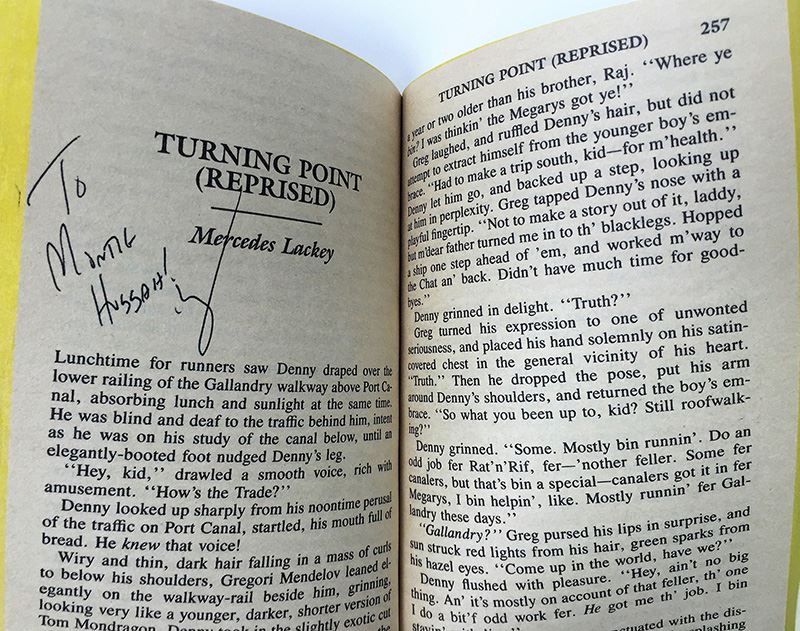 C.J. Cherryh Collection: Merovingen Nights #2,4,5,6,7 - Signed by: C.J. Cherryh, Mercedes Lackey, Leslie Fish & Roberta Rogow [Photo 35]