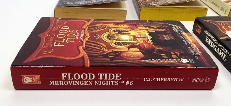 C.J. Cherryh Collection: Merovingen Nights #2,4,5,6,7 - Signed by: C.J. Cherryh, Mercedes Lackey, Leslie Fish & Roberta Rogow [Photo 40]