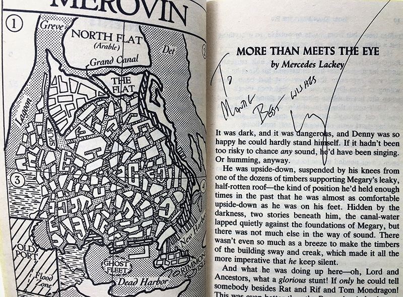 C.J. Cherryh Collection: Merovingen Nights #2,4,5,6,7 - Signed by: C.J. Cherryh, Mercedes Lackey, Leslie Fish & Roberta Rogow [Photo 16]